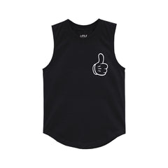 GOOD TIMES BOYS MUSCLE TEE SMALL PRINT